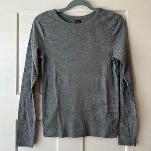 Grey Long Sleeve T Shirt